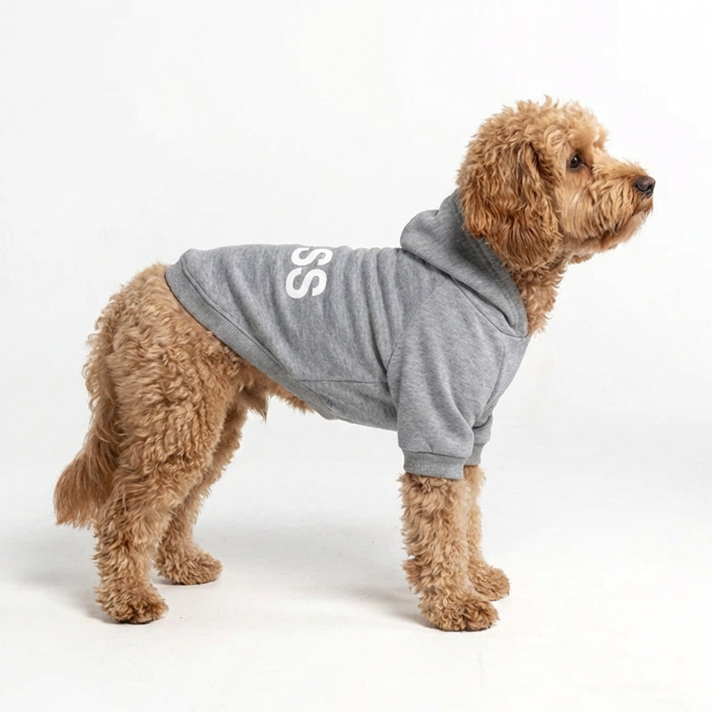 Boss Dog Hoodie – Grey