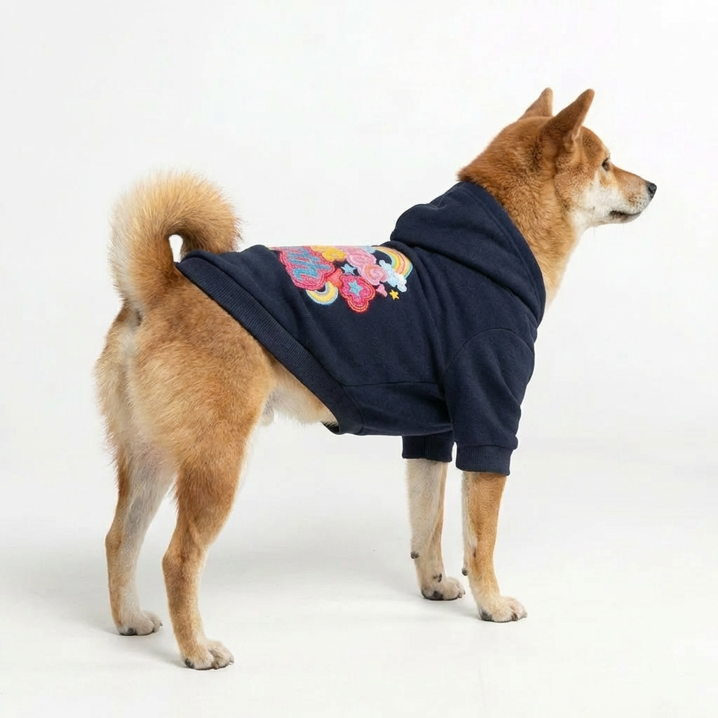 Peace™ Dog Hoodie - Navy