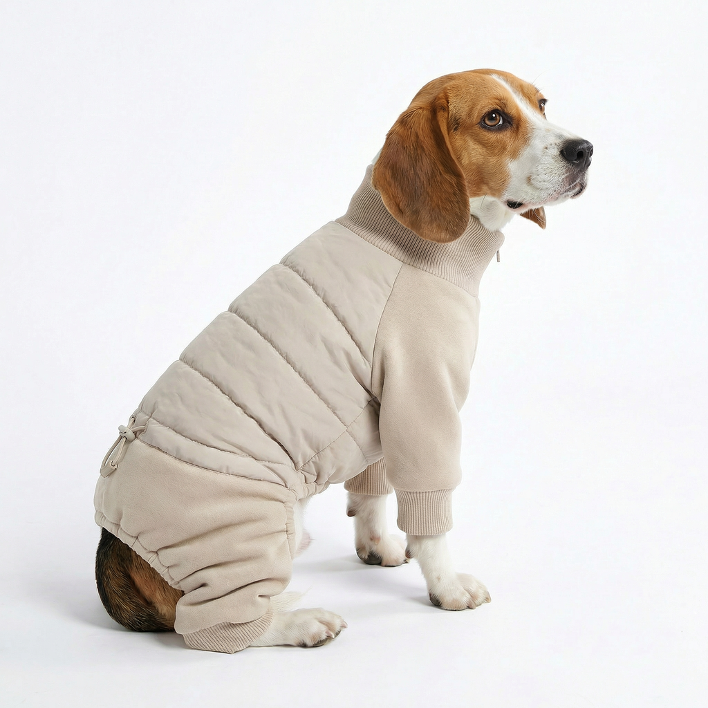 Essential Winter Dog Jacket – Beige