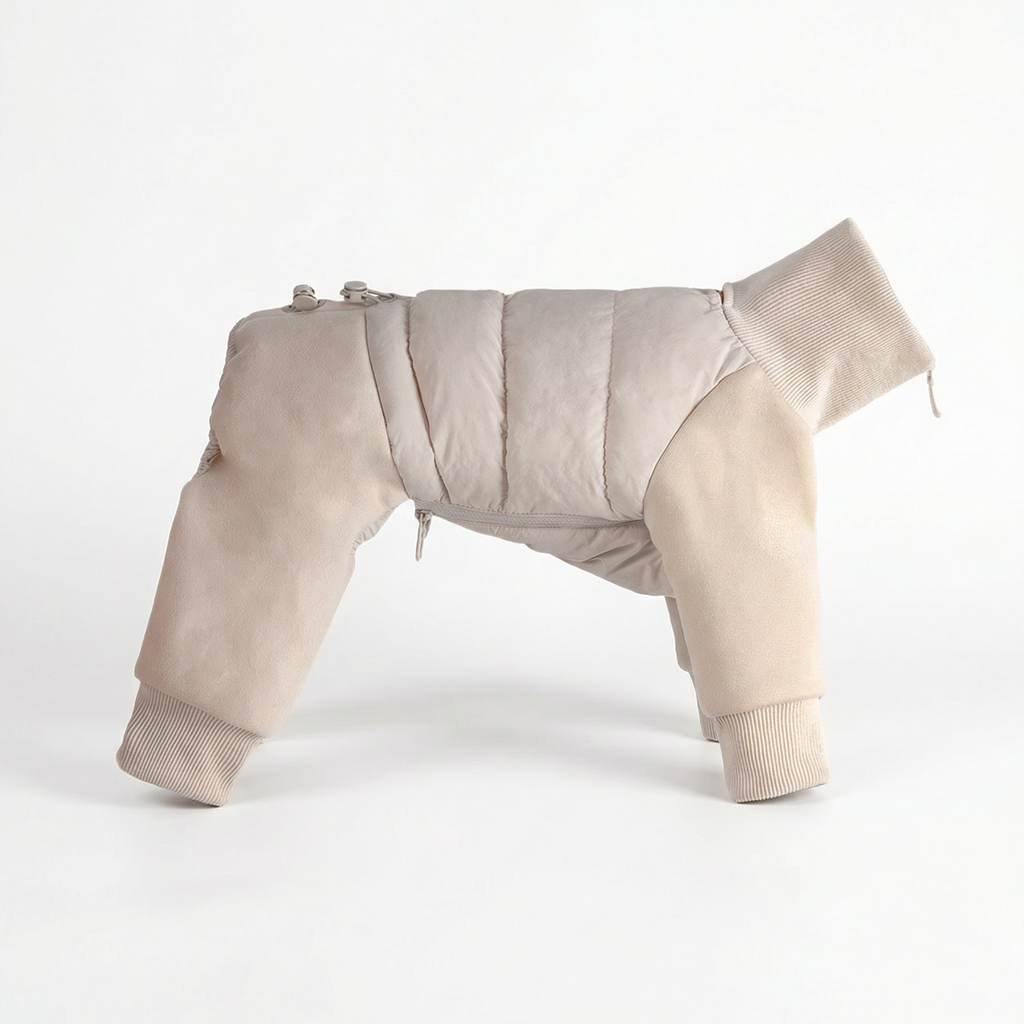 Essential Winter Dog Jacket – Beige
