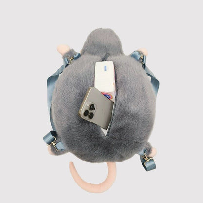 Mouse plush toy bag