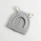 Bear Ear Dog Beanie – Grey