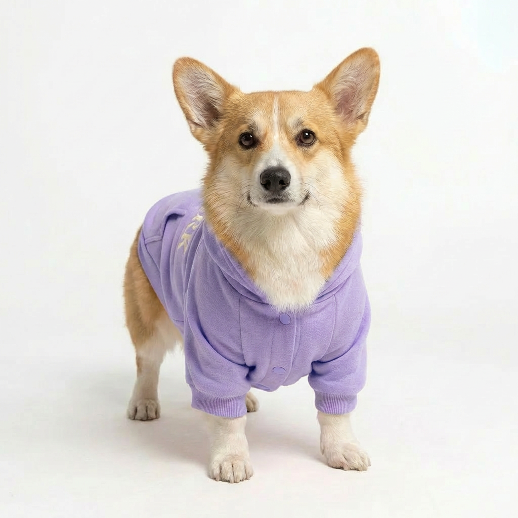 NY Street Pup Hoodie - Lavender