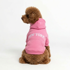 NY Street Pup Hoodie - Pink