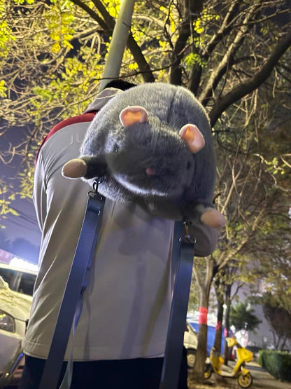 Mouse plush toy bag