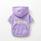 NY Street Pup Hoodie - Lavender