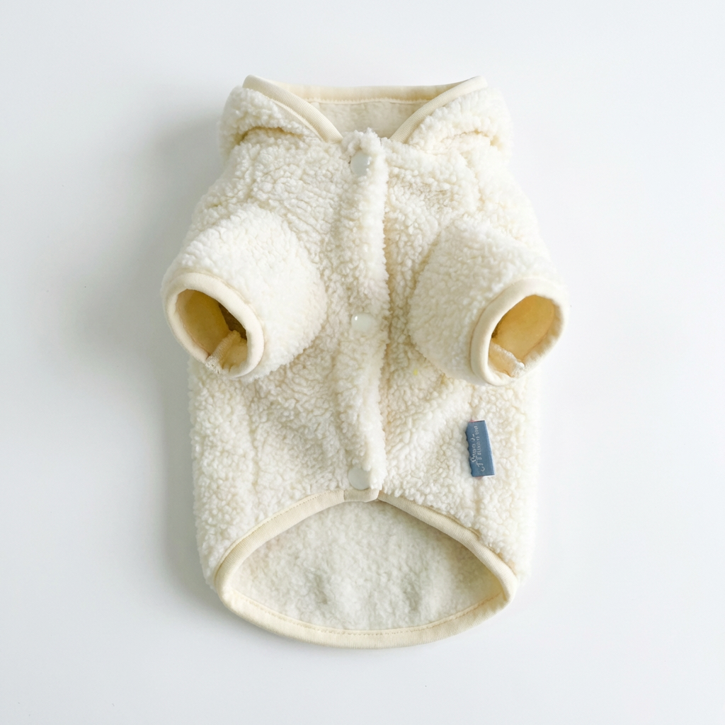 Peace™ Dog Hoodie - Cream