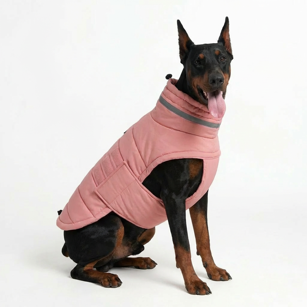 FrostGuard Thermal Dog Vest – Pink