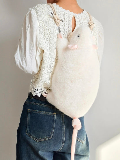 Soft Fufu Simulated Fancy Rat - A Handcrafted Item