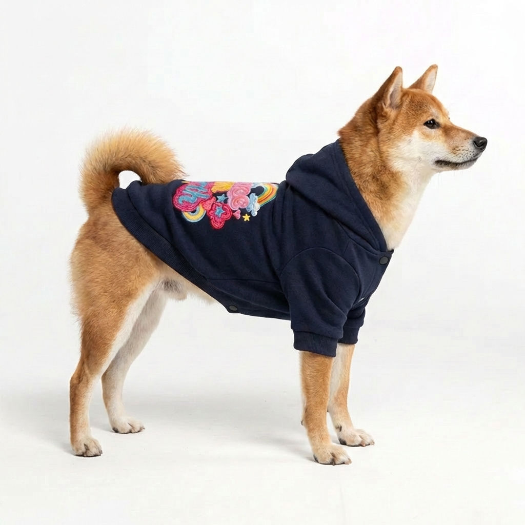 Peace™ Dog Hoodie - Navy