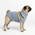 Fair Isle Knit – Slate Blue