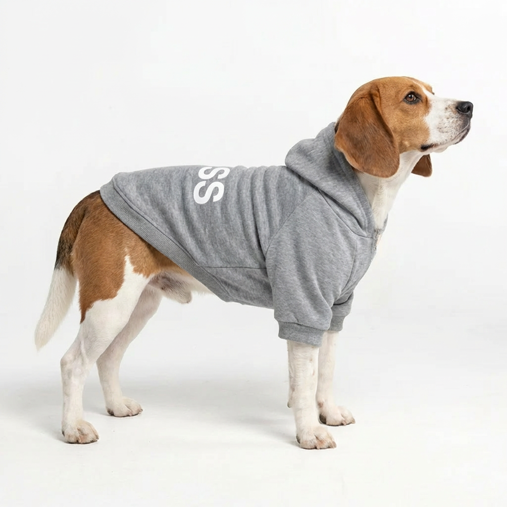 Boss Dog Hoodie – Grey