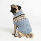 Fair Isle Knit – Slate Blue