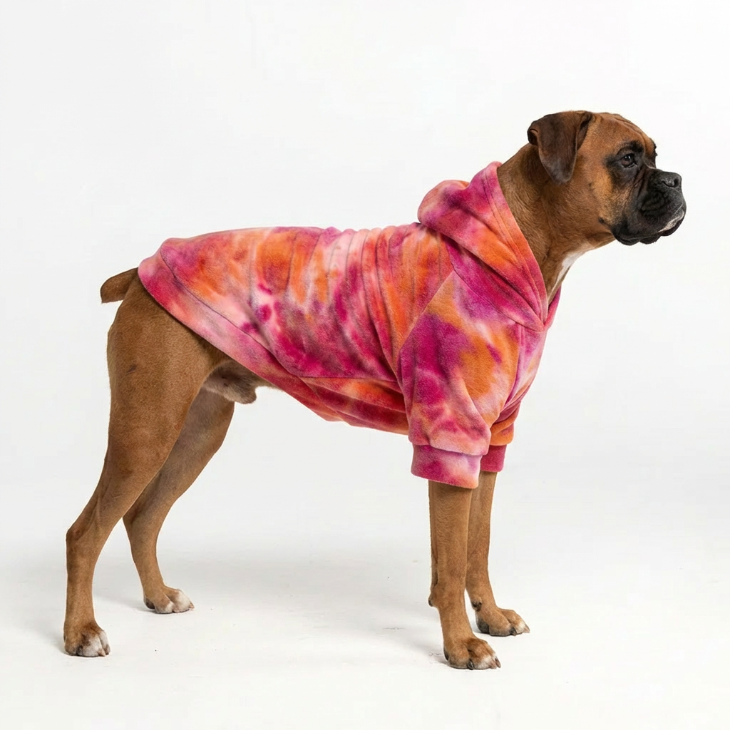 HoloSoft Dog Hoodie - Rose Ember