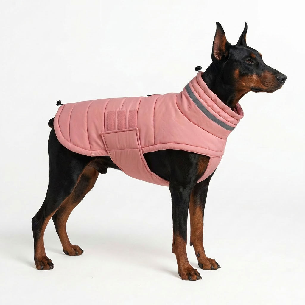 FrostGuard Thermal Dog Vest – Pink
