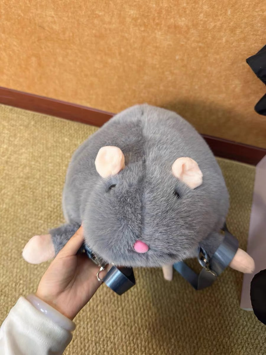 Mouse plush toy bag