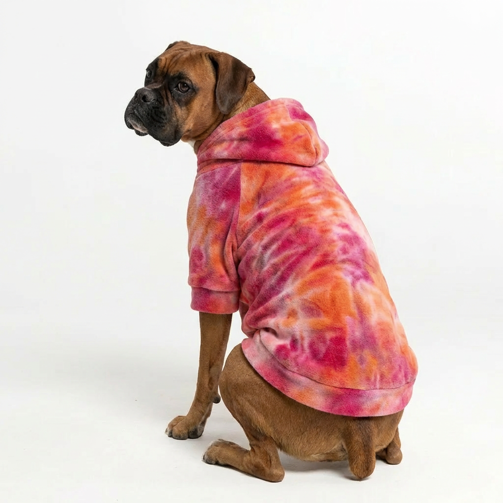 HoloSoft Dog Hoodie - Rose Ember