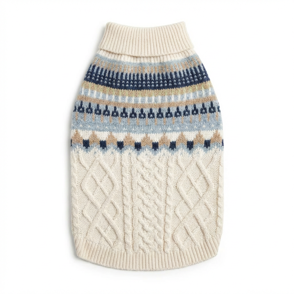 Fair Isle Knit – Ivory