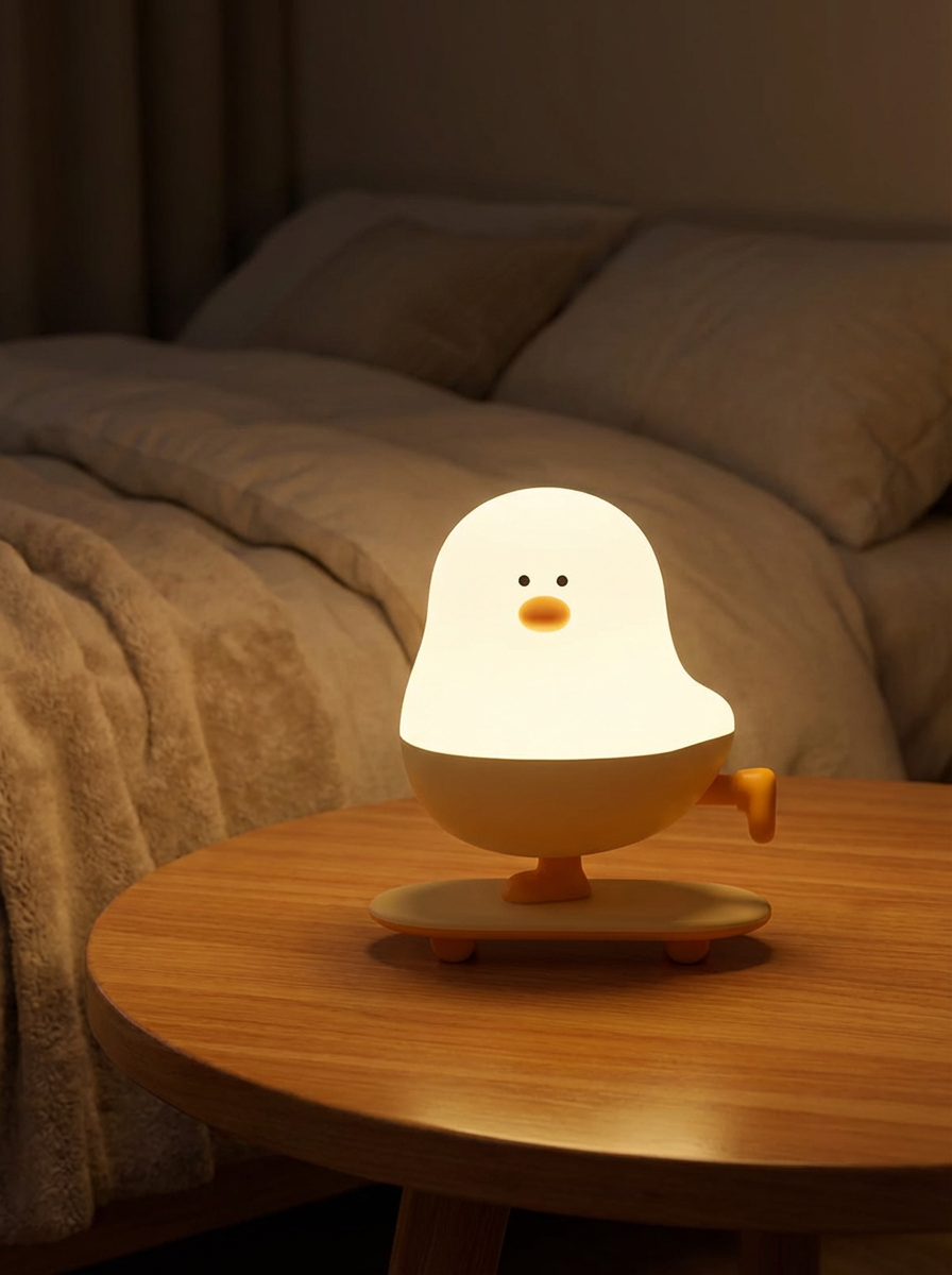 Skateboard Duck Lamp