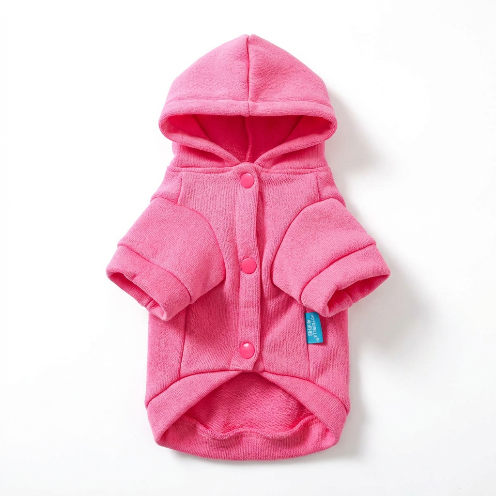 NY Street Pup Hoodie - Pink