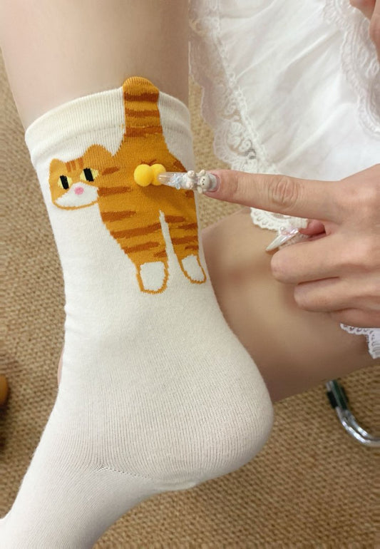 Funny cat socks