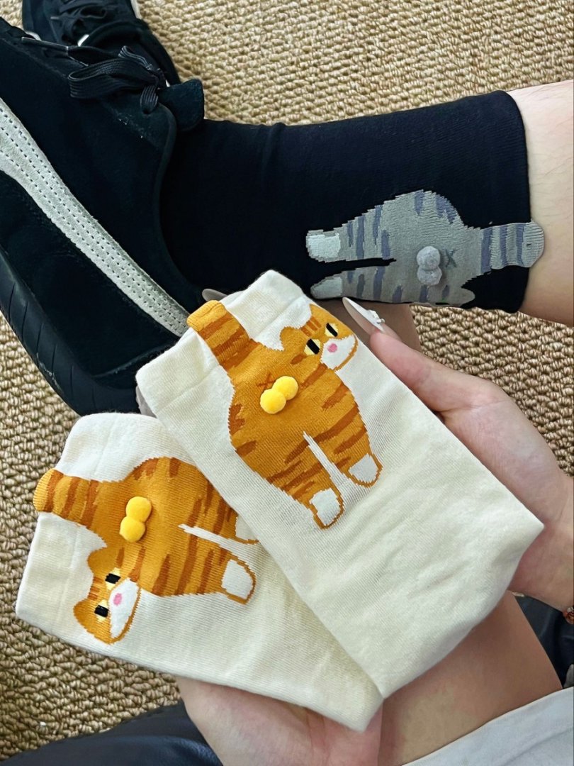 Funny cat socks