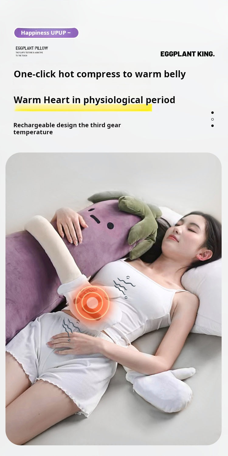 Eggplant King Sleep - inducing Patting Plush