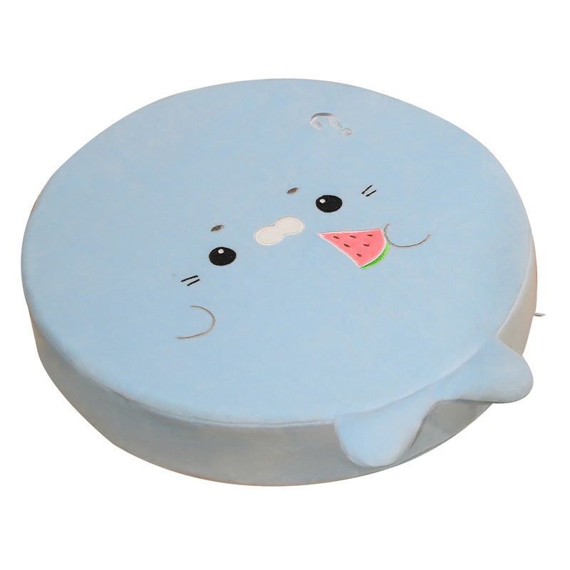 Seal - shaped Flattened Seat Cushion