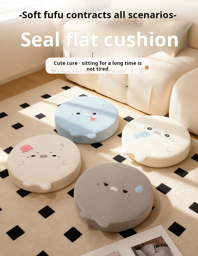 Seal - shaped Flattened Seat Cushion