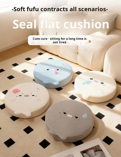 Seal - shaped Flattened Seat Cushion