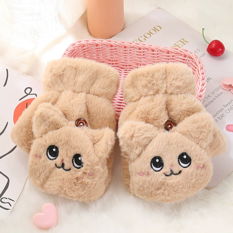 Adorable Thick Fleece Winter Gloves