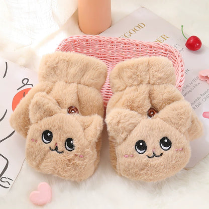 Adorable Thick Fleece Winter Gloves