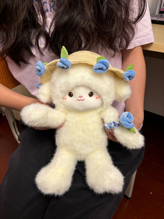 Cute Pink Lamb: Hat - to - Bouquet Wonder