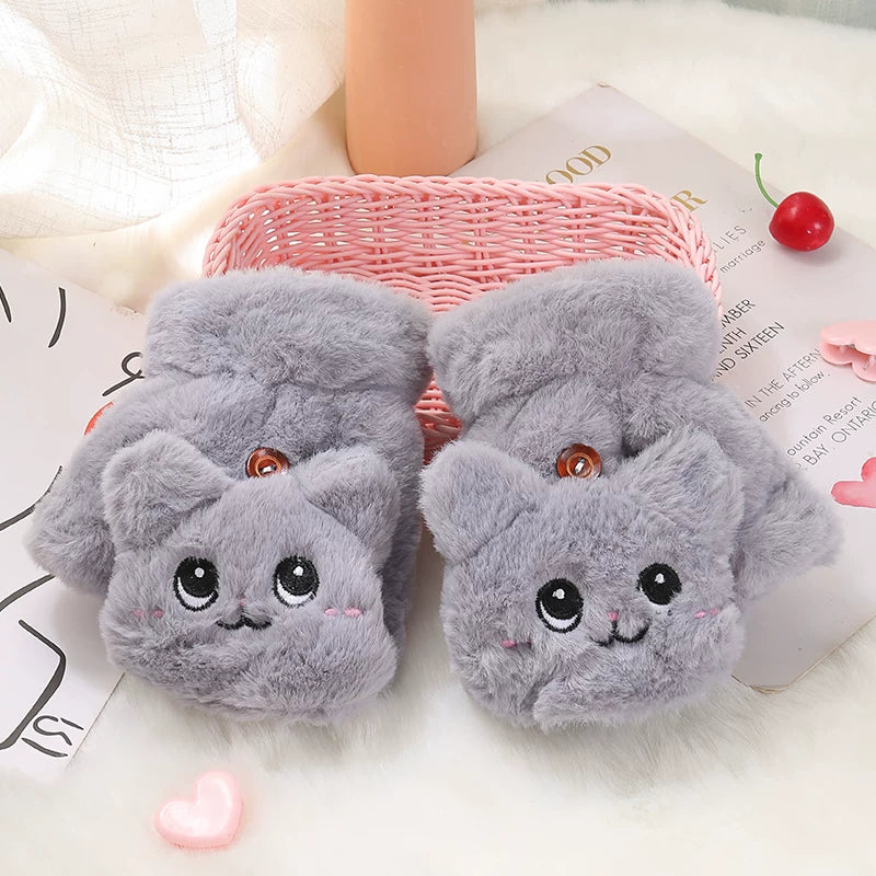 Adorable Thick Fleece Winter Gloves