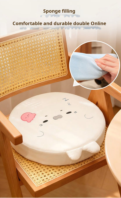 Seal - shaped Flattened Seat Cushion