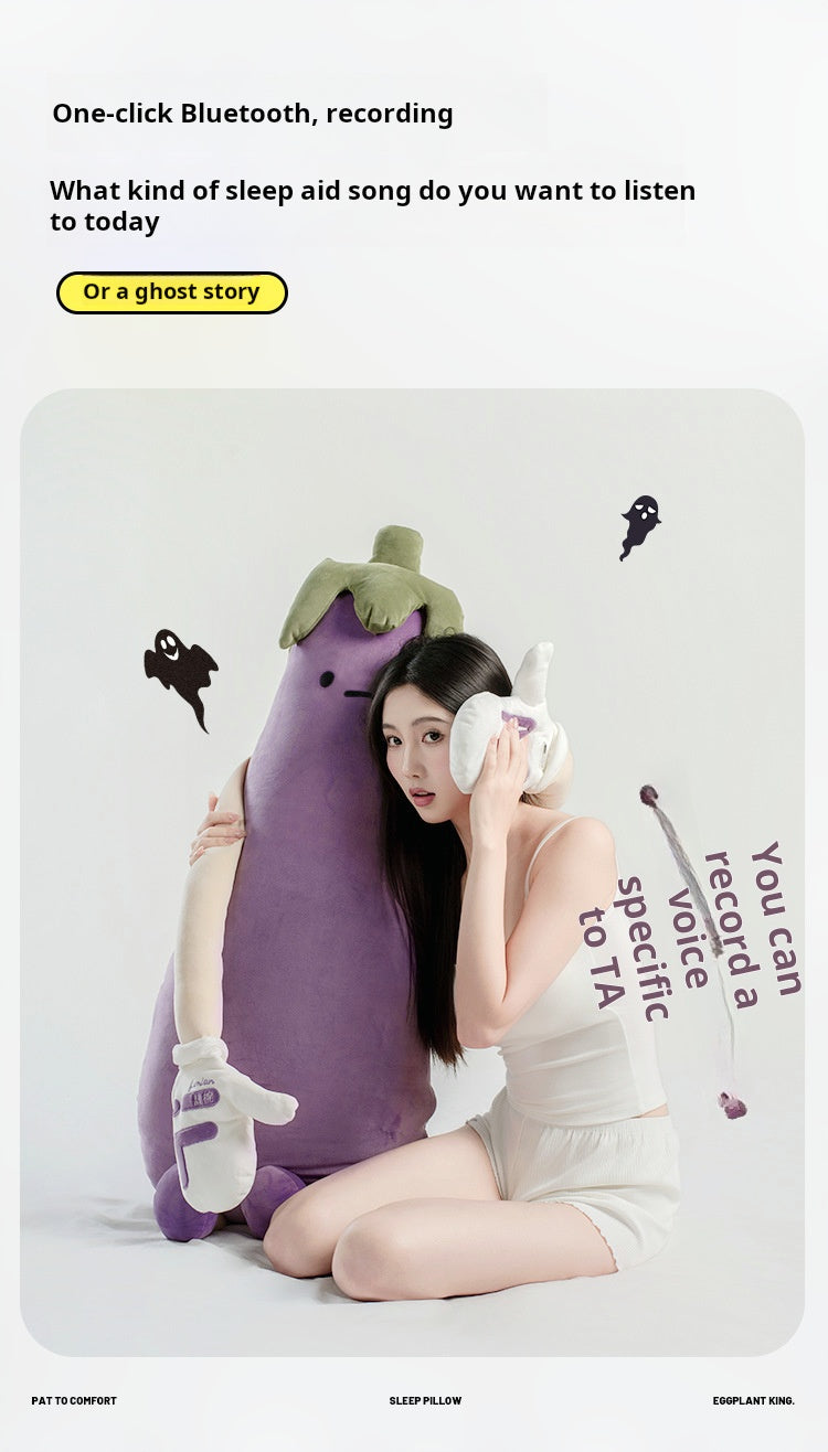 Eggplant King Sleep - inducing Patting Plush