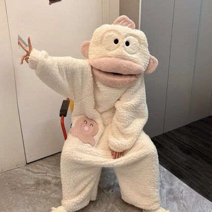 Ugly Fish Pajamas-White