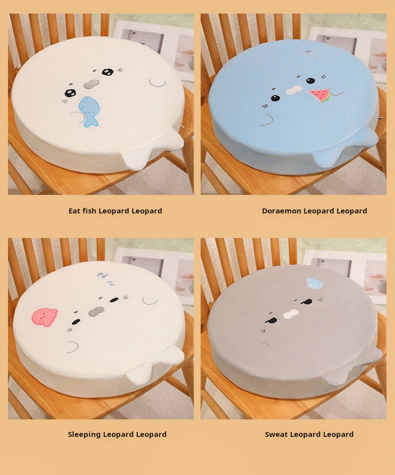 Seal - shaped Flattened Seat Cushion