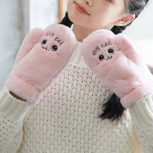 Adorable Thick Fleece Winter Gloves