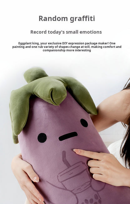 Eggplant King Sleep - inducing Patting Plush