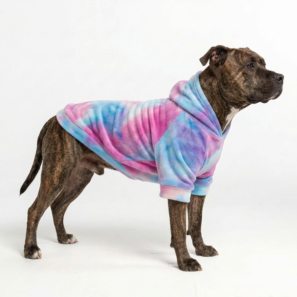 HoloSoft Dog Hoodie - Cotton Candy Sky