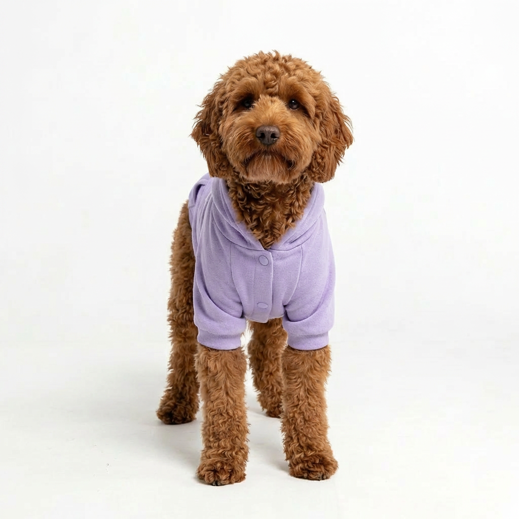 NY Street Pup Hoodie - Lavender