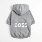 Boss Dog Hoodie – Grey