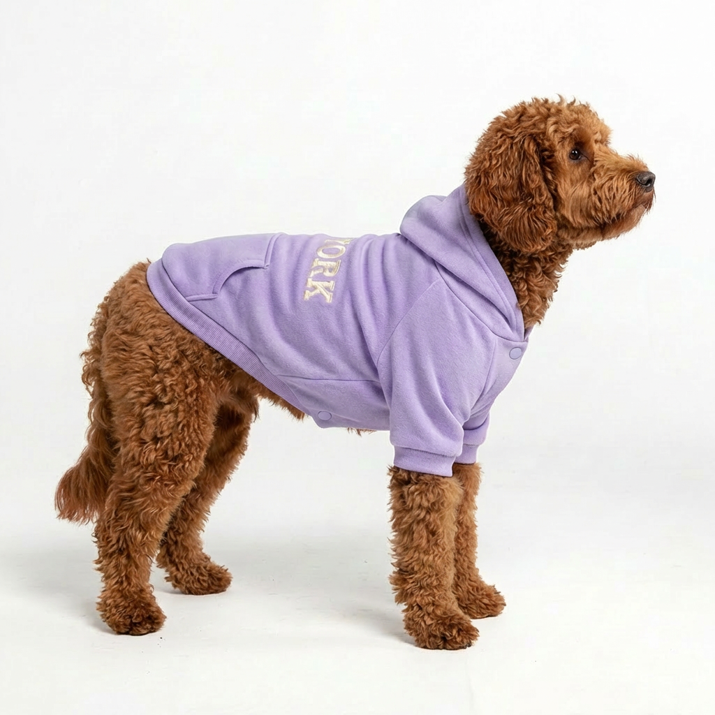 NY Street Pup Hoodie - Lavender