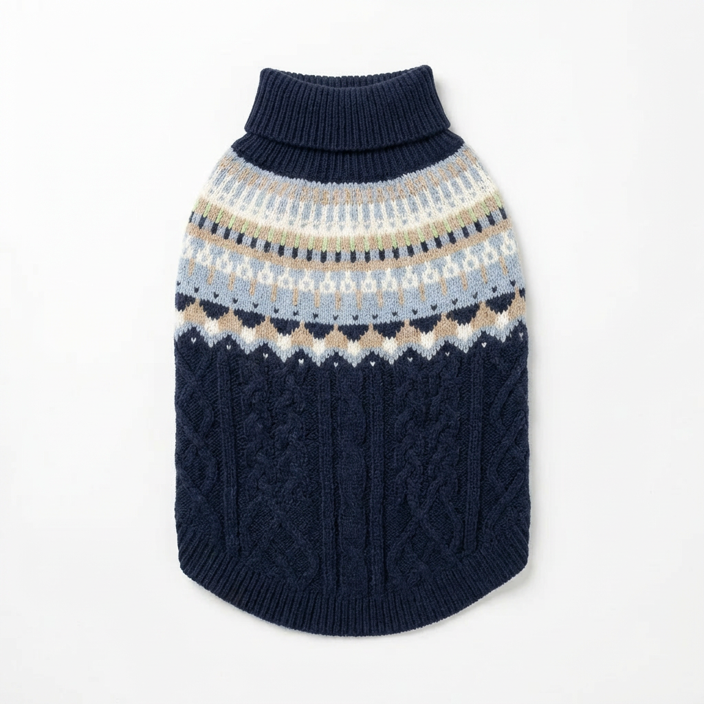 Fair Isle Knit – Midnight
