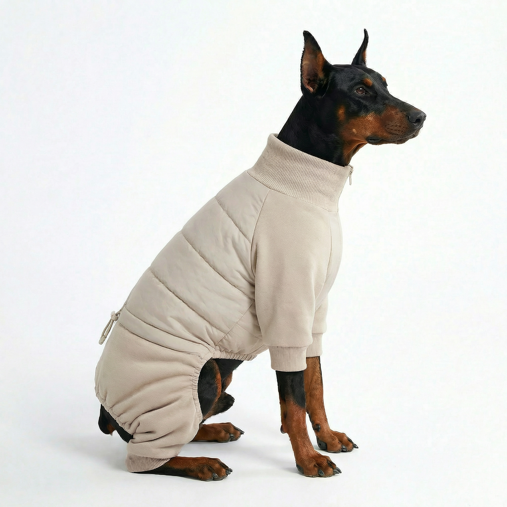 Essential Winter Dog Jacket – Beige