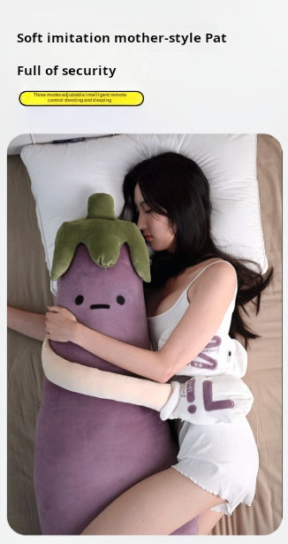 Eggplant King Sleep - inducing Patting Plush